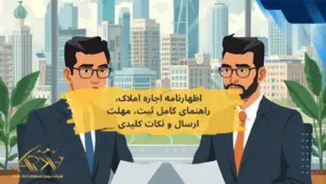 فرم اظهارنامه مالیاتی اجاره املاک